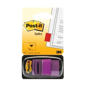 Post-it Index Faner 680 25x43 Lilla