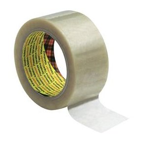 Scotch emballagetape Klar PVC 25mmx66m