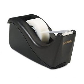 borddispenser sort+1rl tape 19mmx33m