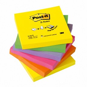 Post-it Z-Notes 76x76 neon (6)