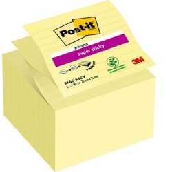 3M Post-It SS Z-fold 101x101mm lin. gul