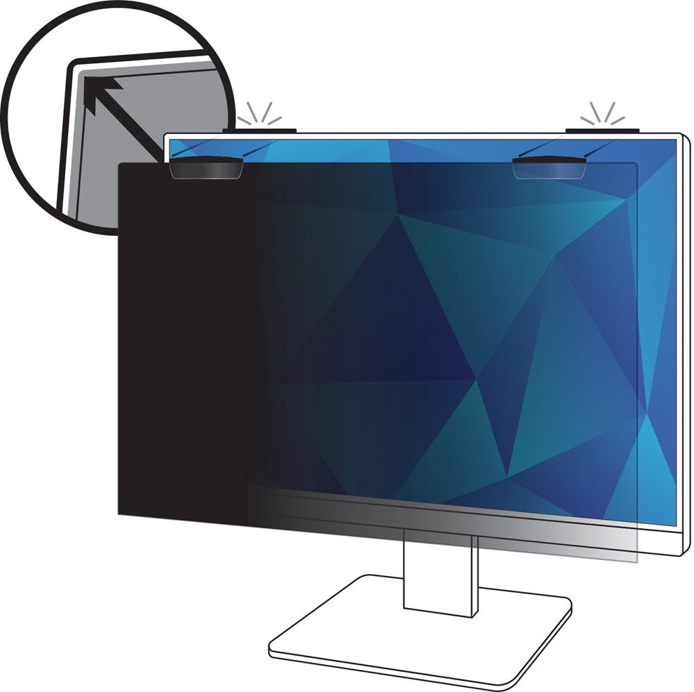 3M Privacy Filter 27" FS Monitor COMPLY Magnetic