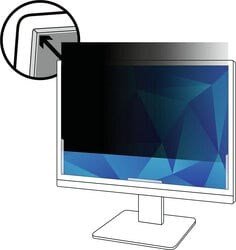 3M Privacy Filter for 20'' Monitor, 16:9