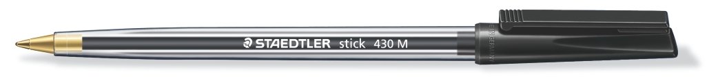 Cup Ballpoint Pen Stick 430 M 50 stk. Sort