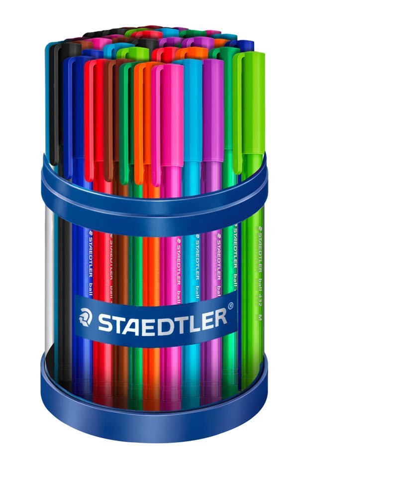 Staedtler Ball M. 50 assorterede i Kop