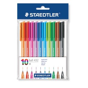 STAEDTLER ball m ice color 10 ass/pose