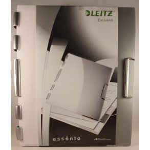 Essento Notesbog Hvid og Slv