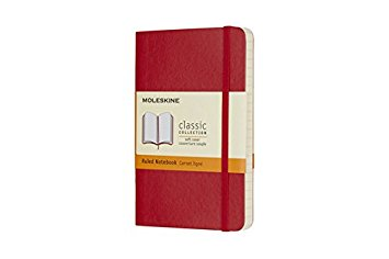 Moleskine classic soft linieret pocket rd