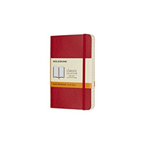 Moleskine classic soft linieret pocket rd