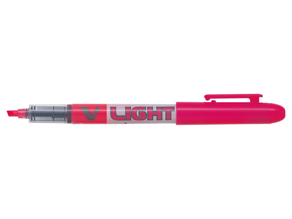 Pilot V-Liquid Light Overstregningspen 3,6mm pink