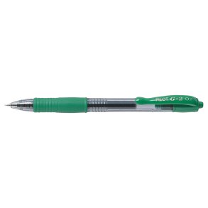 Gelpen m/klik G-2 0,7 grn