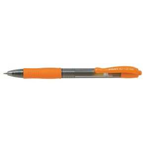 Gelpen m/klik G-2 0,7 orange