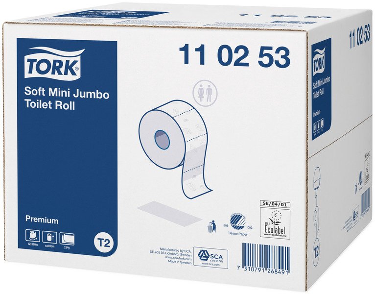 Tork Mini Jumbo Soft toiletpapir T2