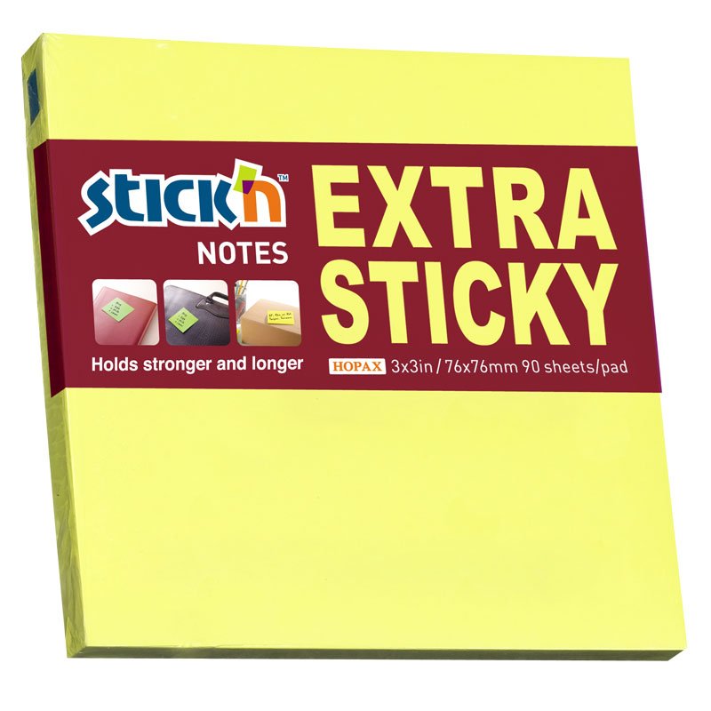 Stick'n SS notes 76x76 Gul 12s