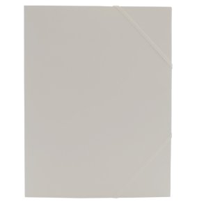 Elastikmappe Karton Hvid