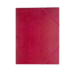 Papmappe Rd med elastik