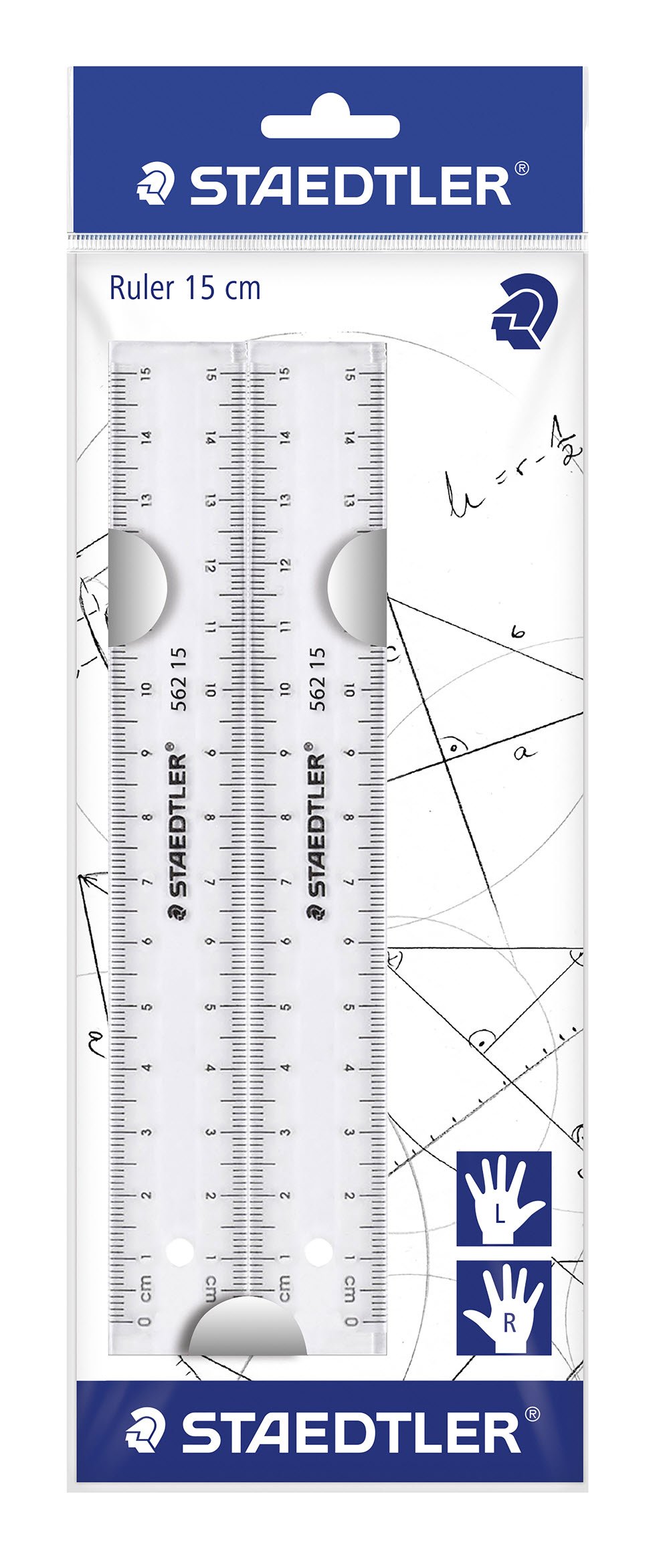 Staetler lineal 15cm 2 stk