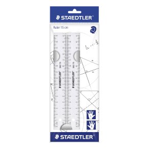 Staetler lineal 15cm 2 stk