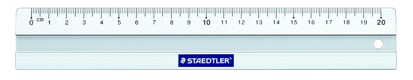 Staedtler mars aluminiums lineal 20 cm