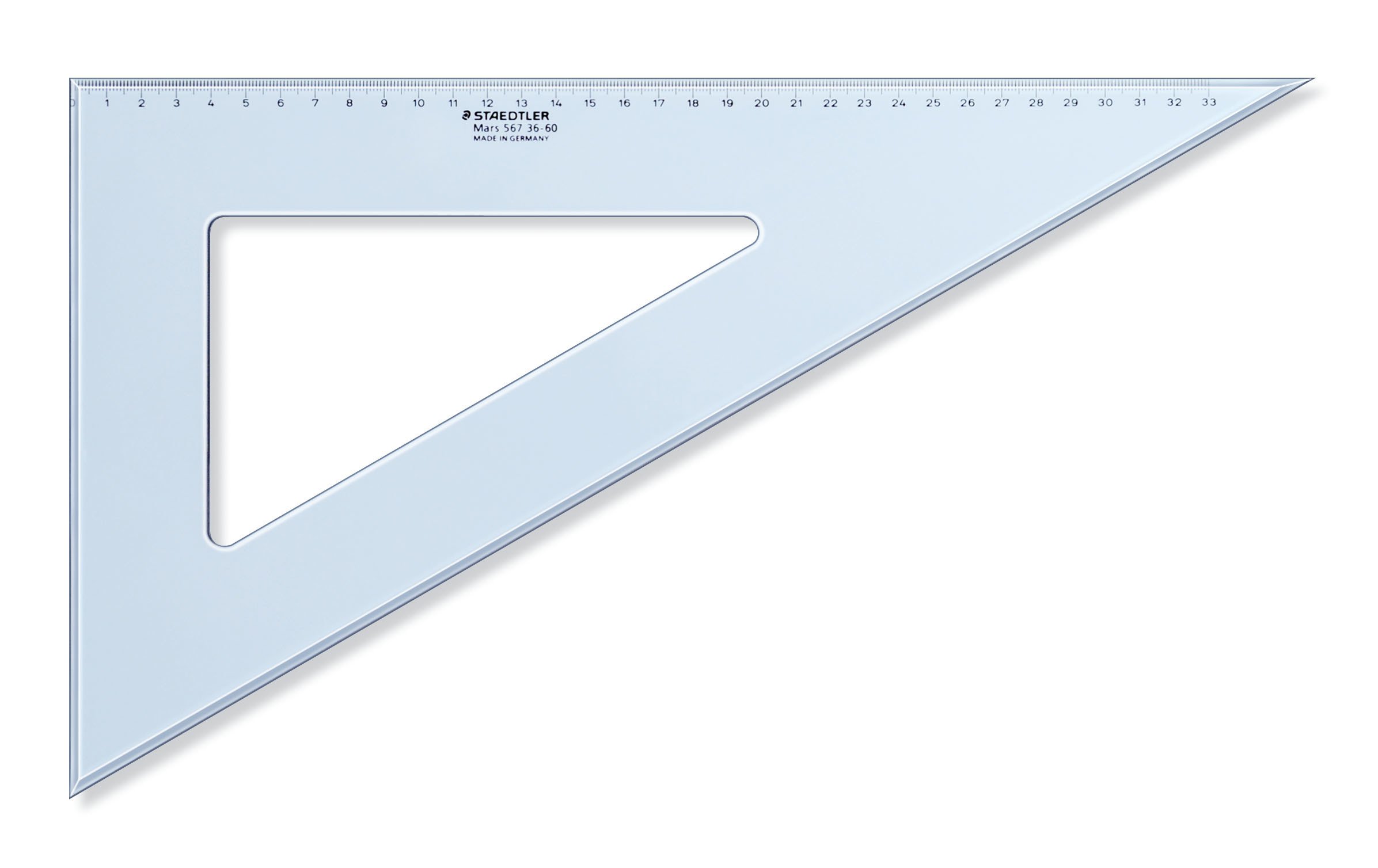 Mars&reg; trkantslineal 567 36-60, 60&deg;/ 30&deg;, 36 cm