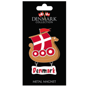 Vikingeskib metal magnet