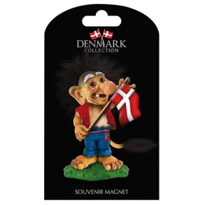 Trold med Flag magnet