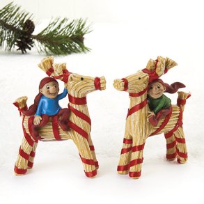 Poly. halmbuk, m/Bramming nisse 12CM, 2 ASS.