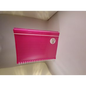 Subjektbook A4 4 Faner Pink