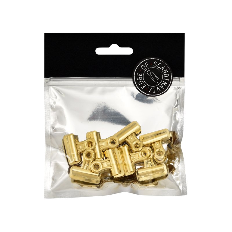 Edge Bulldog 25mm Guld 8stk