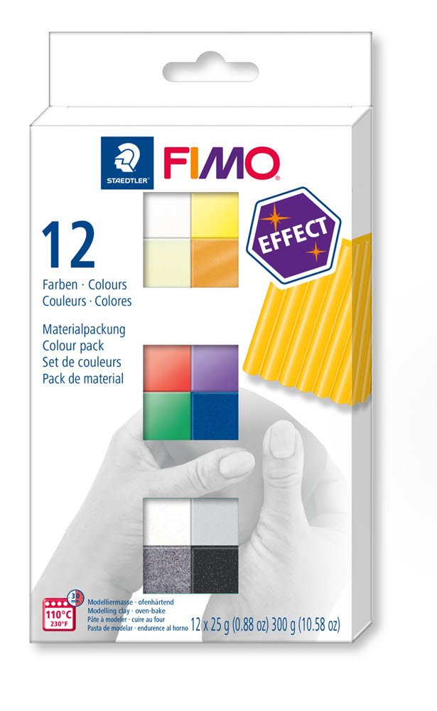 Fimo Effect Farvest 12 Farver