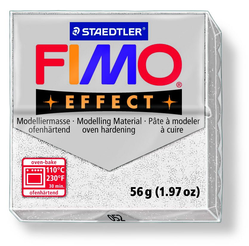 FIMO&reg; effect 8020-052 glitter hvid