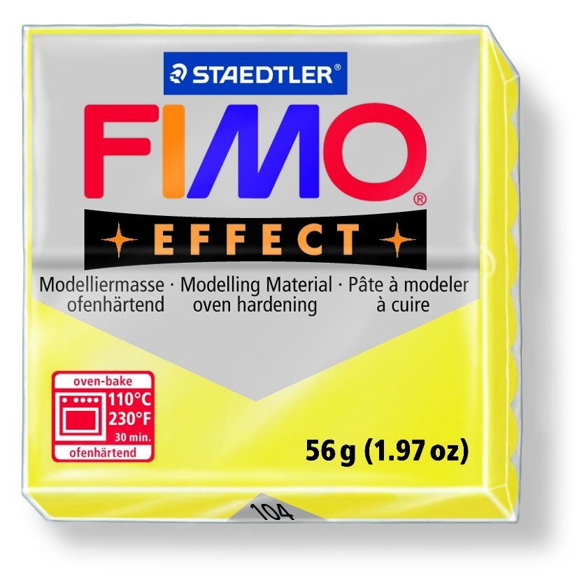 FIMO&reg; effect 8020-104 transparent gul