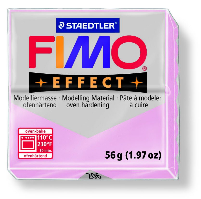 FIMO&reg; effect 8020-206 delsten rosa kvarts