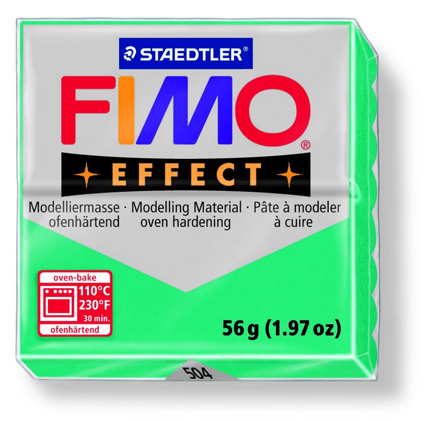 FIMO&reg; effect 8020-504 transparent grn