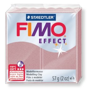 FIMO eff. MODELLÉR 57g gylden rosa