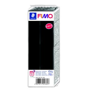 Fimo Soft Modellér 454g Sort