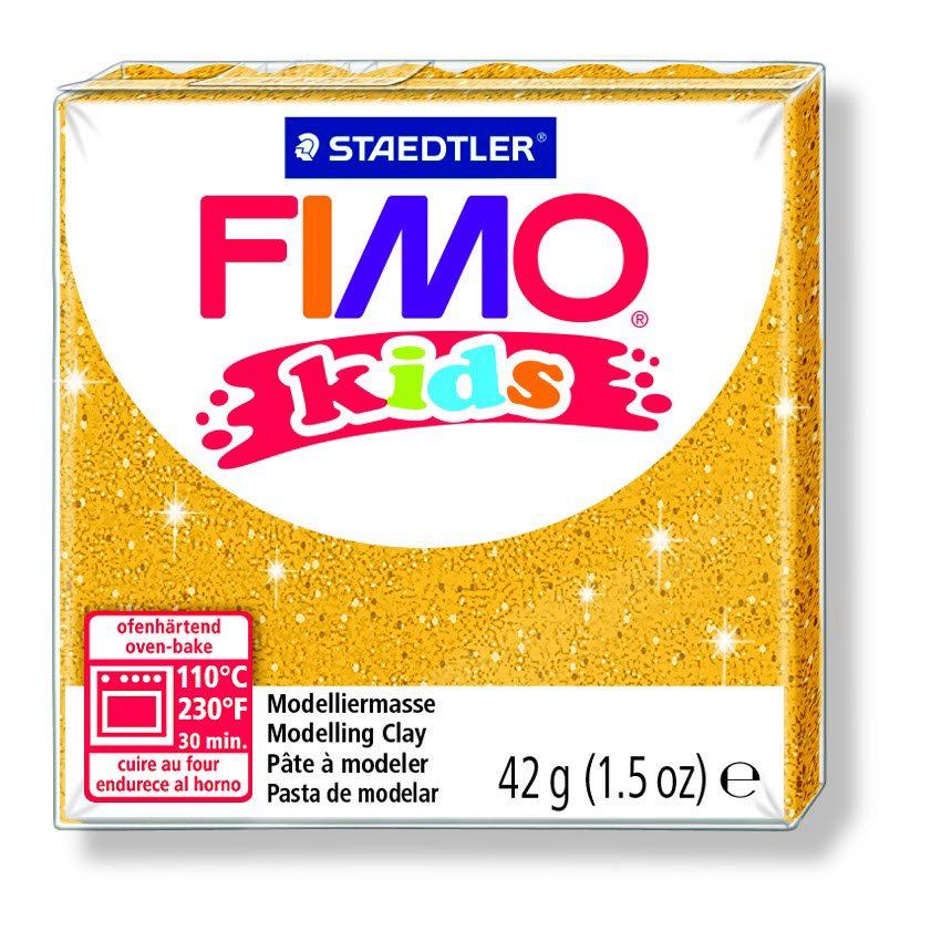 FIMO&reg; kids 8030-112 glitter guld