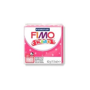Modelling clay Fimo® kids fuchsia glitter