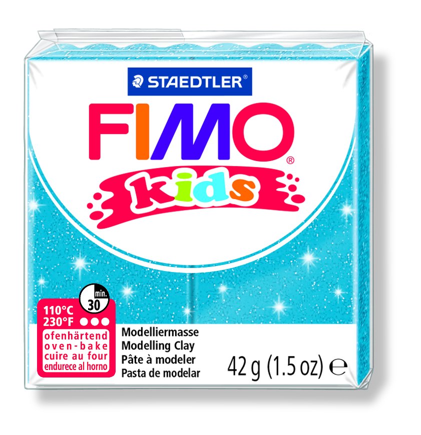 Modelling clay Fimo&reg; kids bl glitter