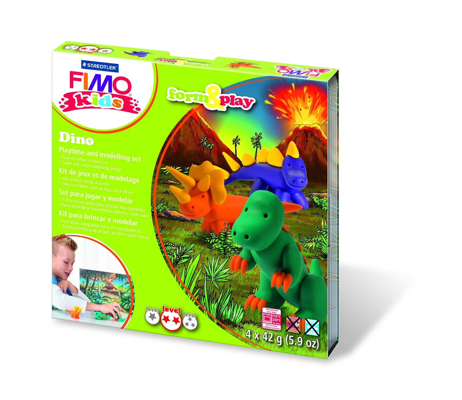 FIMO&reg; kids 8034 07 LZ "Dino"