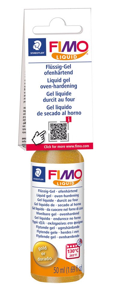 Fimo Liquid Deco Gel 50ml Guld