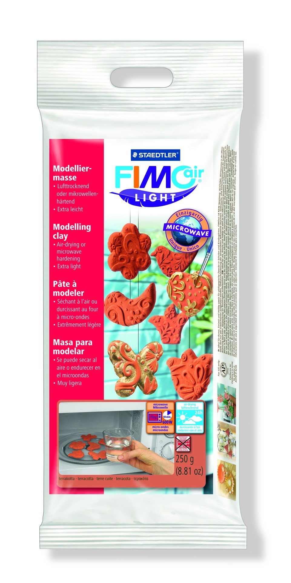 FIMO&reg; air Light Microwave terracotta, 250 g