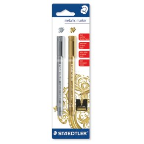 Staedtler Metallic Marker 8323-S BK2 st