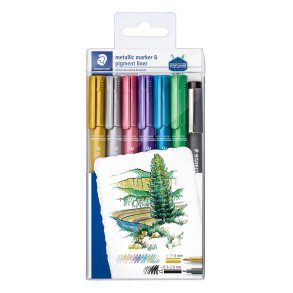 Staedtler Metallic Marker 6 + 1