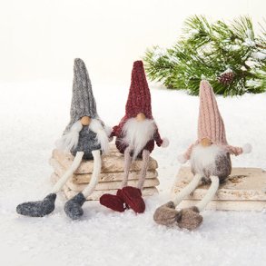 Nisse i stof til kant 24cm