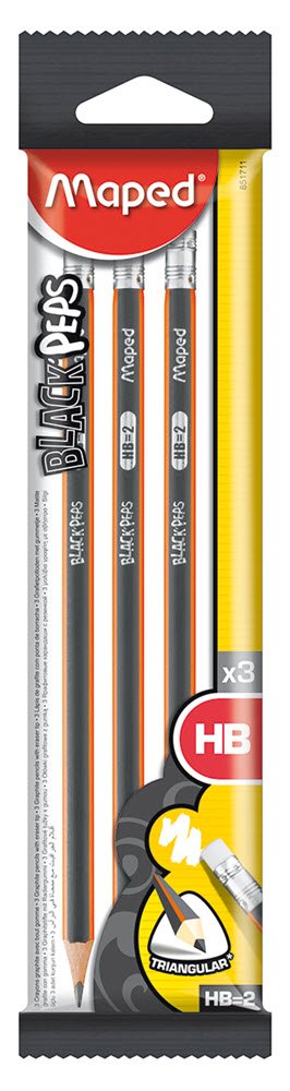 Maped black'peps HB 3stk