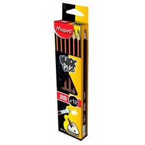 Maped Black'peps Blyant 2B 12 stk