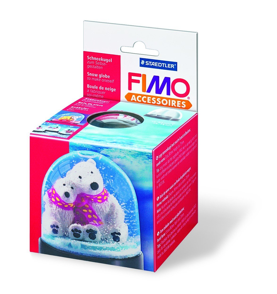 FIMO&reg; 8629 42 rund snekugle, ca. 90 x 75 mm