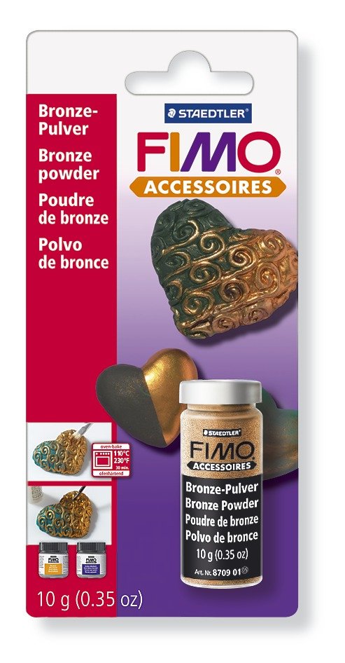 FIMO&reg; 8709 01 BK bronze pulver 10 g