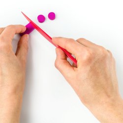 Modellerknivst med 4 dele i plastetui st 1